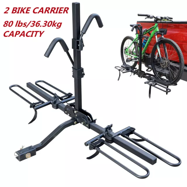 2 Bike Bicycle Platform Car Carrier Rack Hitch Mount for 2“ Receiver CargoMaster