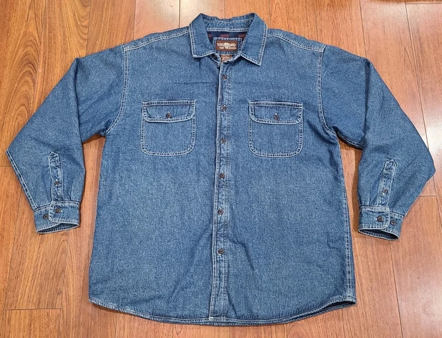 Vintage Levis Mens Denim Shirt Jacket XL Fleece Lined 90s Vintage Levis Mens Denim Shirt Jacket XL Fleece Lined 90s