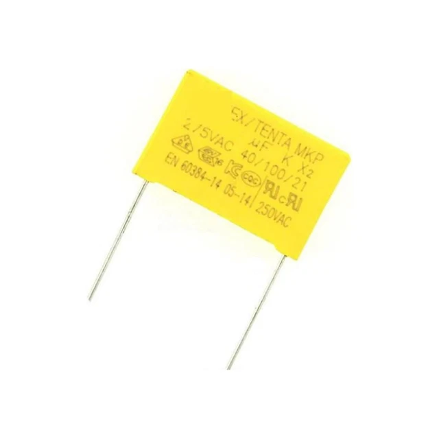 Lot De 2 Condensateurs De Sécurité MKP X2 - 0.33µF (334K) 275V AC - Pas 22.5mm