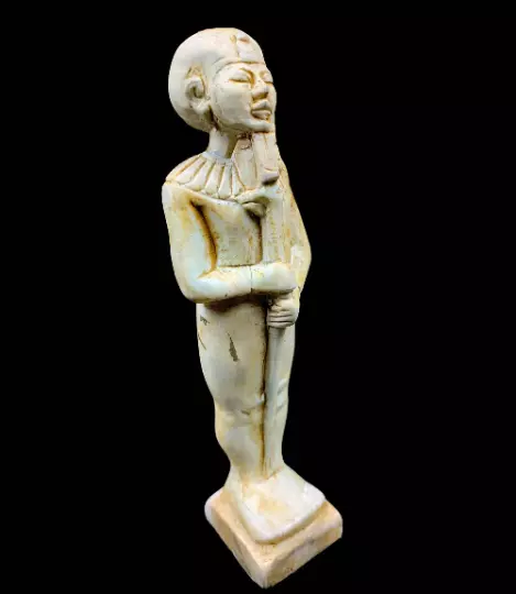 A Very Unique piece of Hathor's son Ihy Holding the stick