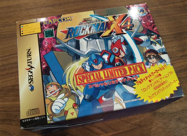 Rockman X4 Sega Saturn (NTSC-J) - Édition Spéciale Avec Figurine (sans Boîte) - Jeu Capcom