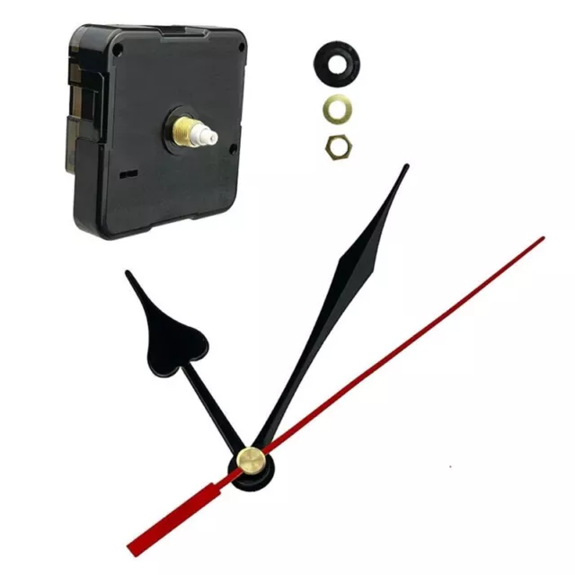 Quartz- Clock Movement Long/Short Shaft Clock Mechanism Black- Silence