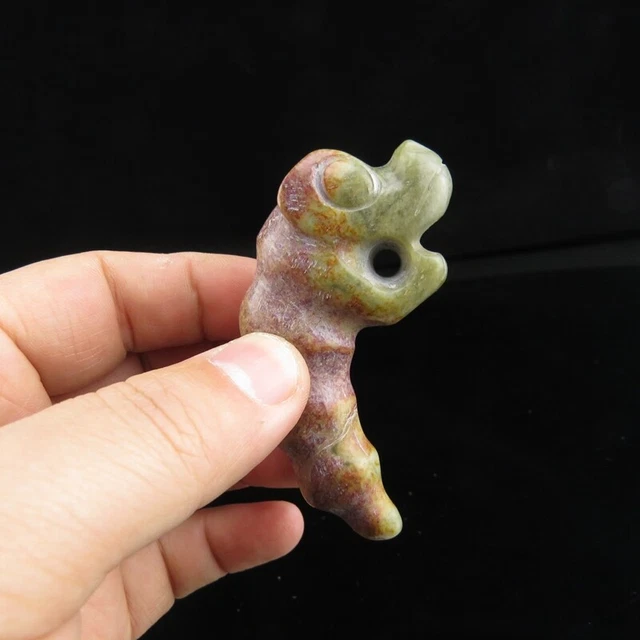 China, jade, Hongshan culture, jade,Apollo, pendant  A(406)