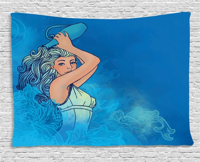 Zodiac Tapestry Wall Hanging Art for Bedroom Dorm Room 2 Sizes Available