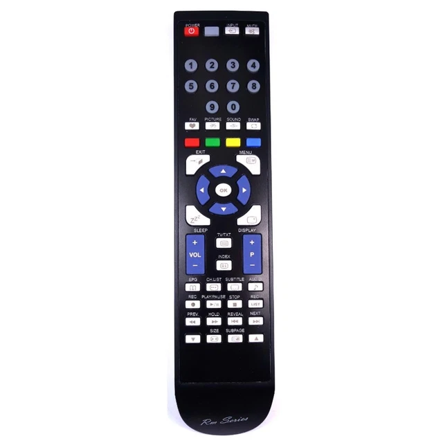 *NEW* RMSERIES REPLACEMENT TV Remote Control for Kogan KULED19XXXAB £