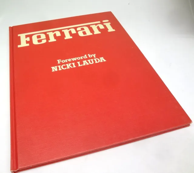 Ferrari Hard Cover Book - Godfrey Eaton Foreword by Nicki Lauda Photo's History