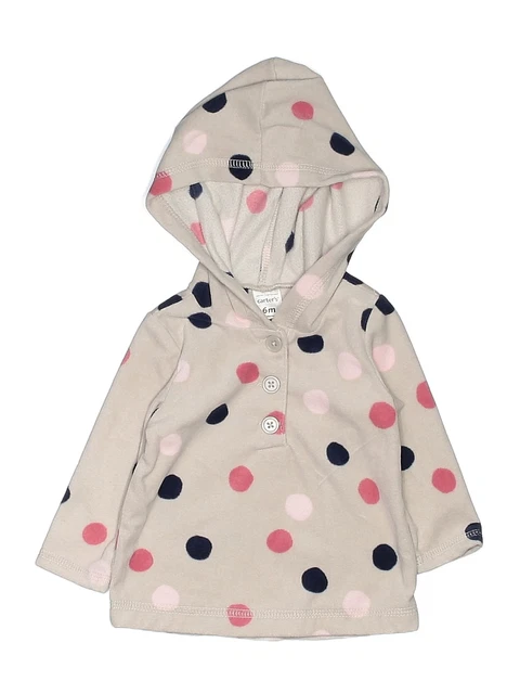 Carter's Girls Brown Fleece Jacket 6 Months