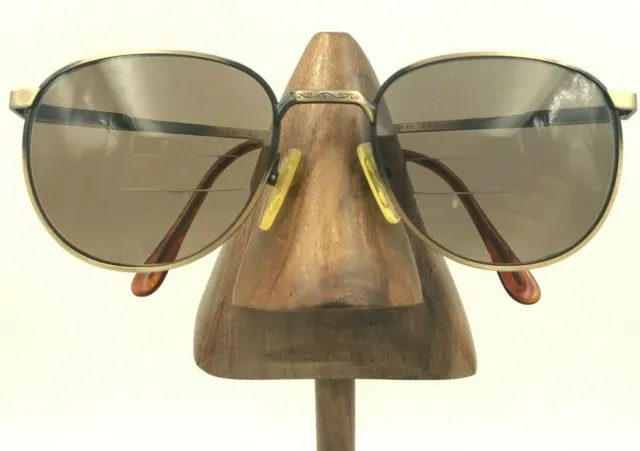 Vintage AOSafety Z87 Antique Gold Metal Oval Sunglasses USA FRAMES ONLY