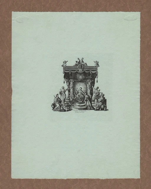 Exlibris Franz Schaider / Wien Kupferstich Radierung etching