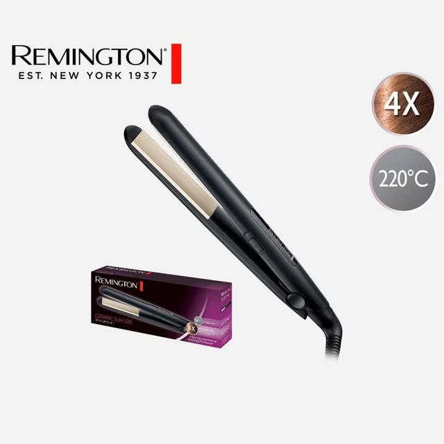 Remington Ceramic Hair Straightener, 30 Seconds Heat Up Time - S1400, Black
