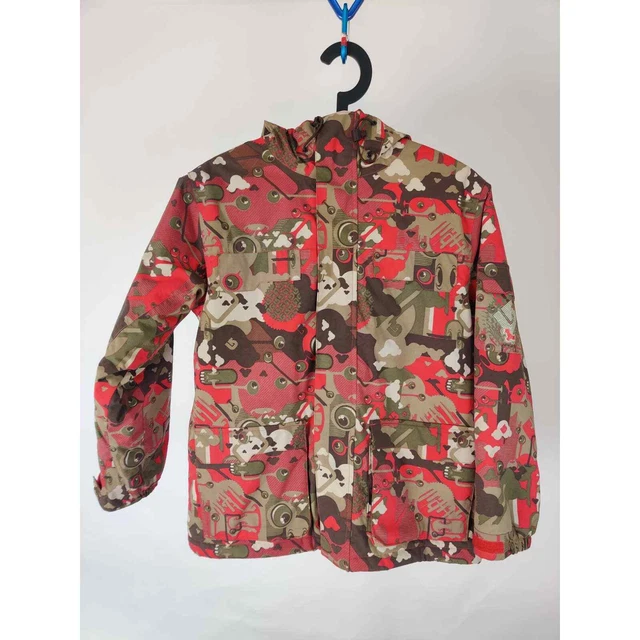 (V) Burton Ski Snowbord Psychodelic Pattern Multicolor Jacket Boys Xl