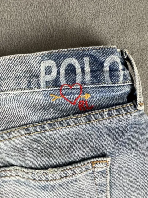Polo Ralph Lauren Jeans Womens 32 Avery Boyfriend Distressed Colorblock