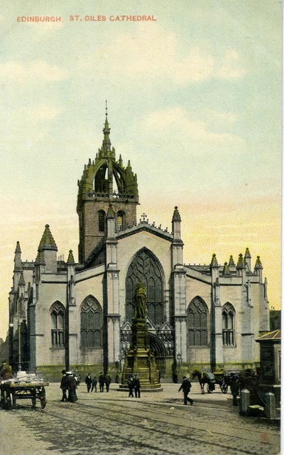 Cp / Illustrateur / Oilette / Raphael Tuck / Edinburgh St. Gilles Cathedral