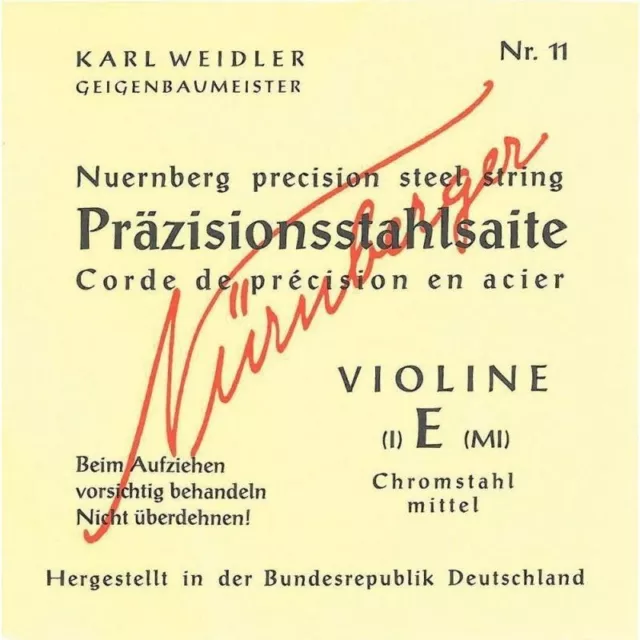 Muta di 4 corde per Violino 4/4 Nürnberger Präzision Vollkern 4/4