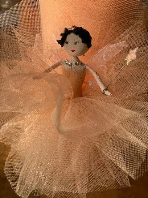 OOAK pretty little   fairy doll,  approx 16cm tall,gift/collect 3