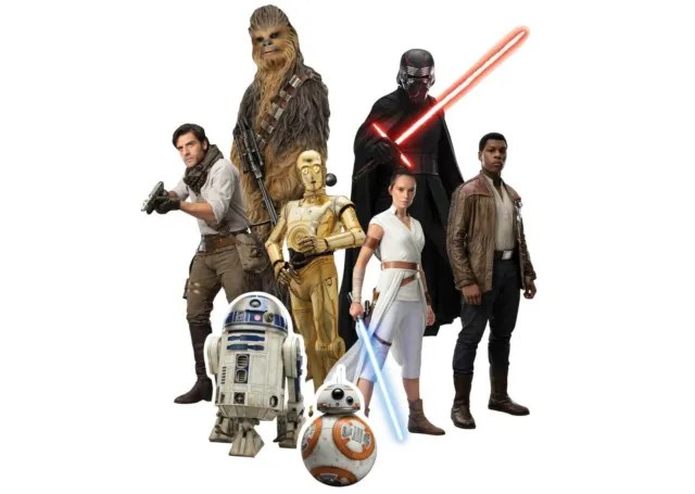 Star Wars: Rise Di Skywalker Ufficiale Tavolo Top Ritagli Cartone Confezione 8
