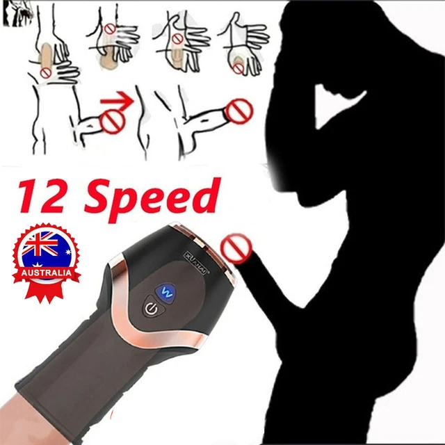 AUTOMATIC MALE-MASTURBATOR-CUP-STROKER FOR Men Training Handsfree Use  Lubricants $28.87 - PicClick AU