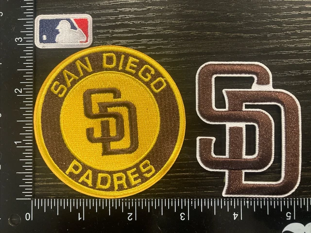 San Diego Padres iron on patch 6 1/2 x 2 vintage