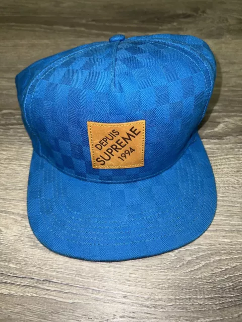 louis vuitton and supreme hat