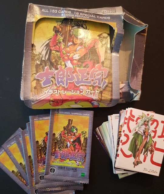 1998 LOT 71 Cartes Collection SHIROW MASAMUNE Illustration Cards 