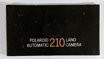 Polaroid 210 automática cámara terrestre instrucciones propietarios fotografía manual de colección