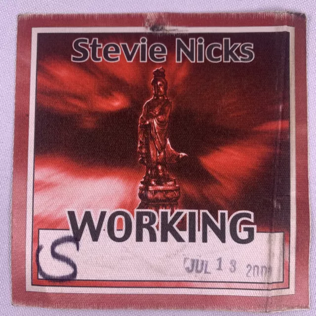 Stevie Nicks Pass Ticket Original Used Trouble in Shangri-La Hartford US 2001