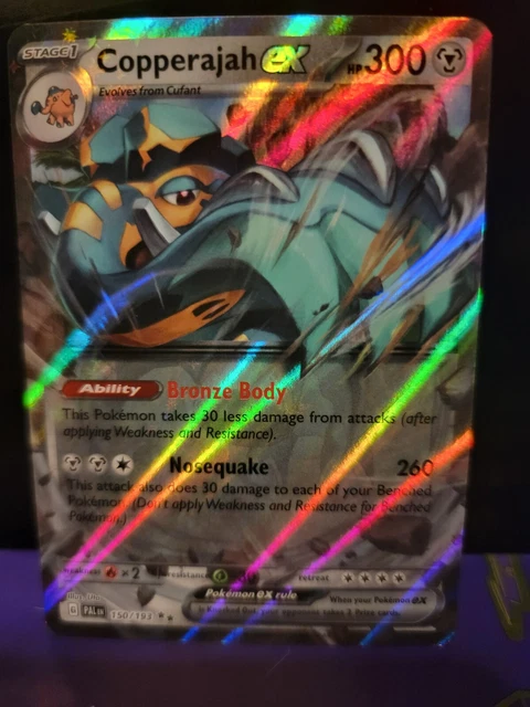 Pokemon TCG Copperajah ex 150/193 Holo Ultra RarePaldea Evolved NM/M In Hand!