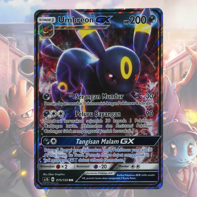 Umbreon GX 075/150 - AS1B Sun & Moon Pokemon Card