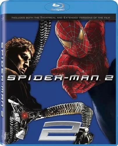 SPIDER-MAN 2 New Blu-ray Tobey Maguire Theatrical + Extended Versions Spiderman