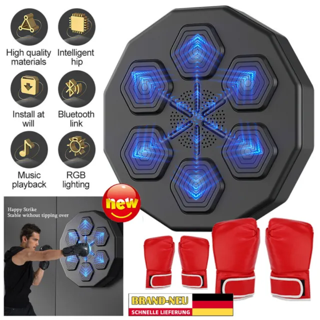 Boxmaschine Elektronische Bluetooth Musik Wandziel Wandmontage mit Handschuhen