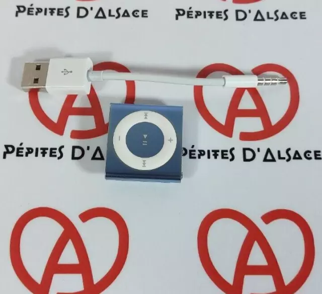 Apple iPod Shuffle A1373 4ème Génération 2Go Lecteur Baladeur MP3 Musique TBE !