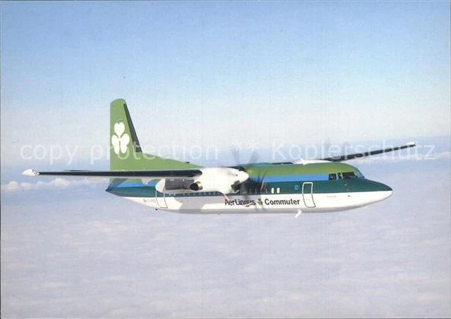 72203083 Flugzeuge Zivil Aer Lingus Commuter EI-FKA Fokker 50 Flugzeuge Zivil