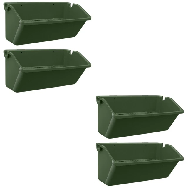 4 Pcs Flowerpot Wall Planter Pot Hanging Wall Mounted Flower Pots Flower Basket