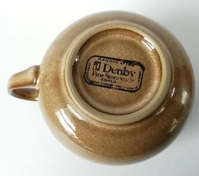 Denby Pampas Tea Cups and Saucers x 2 3