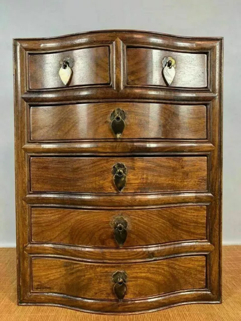 Chinese Natural Rosewood Hand Carved Exquisite Six bucket Cabinet 23843