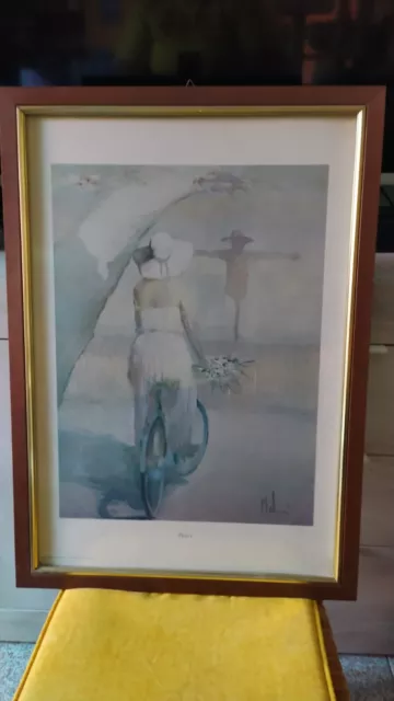 Litografia Firmata Melani Innocenzo 50x70