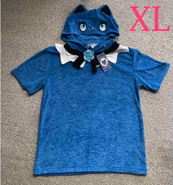 Coniglietto in Peluche con Poncho e Cappuccio Costume Party E Carnevale