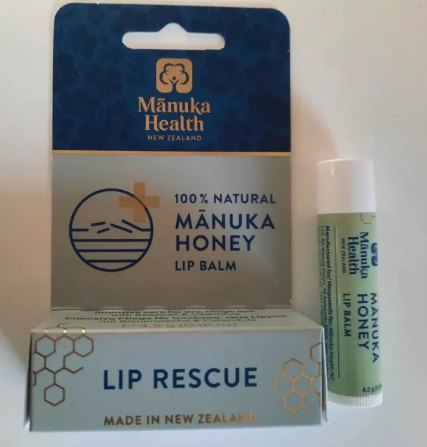 Manuka Health Manuka Honig Bienenwachs Lippenbalsam 4,5g NEU & OVP