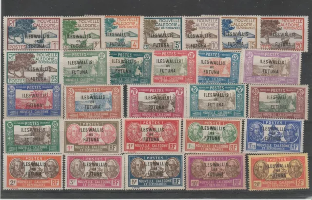 timbres france  wallis et futuna entre 43 et 65* 28 timbres*