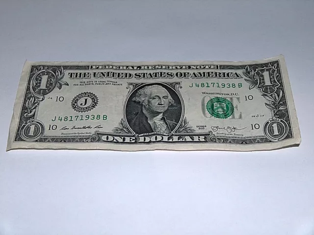 2013 Billet Dollar US Note Date Anniversaire Année 4817 1938 Déguisement Série #