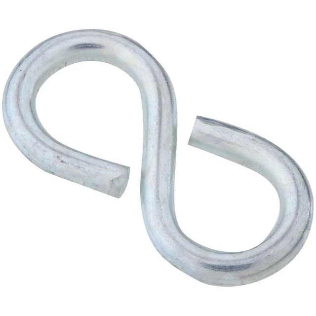 National 1-1/4 In. Zinc Light Closed S Hook (5 Ct.) N121350 National N121350