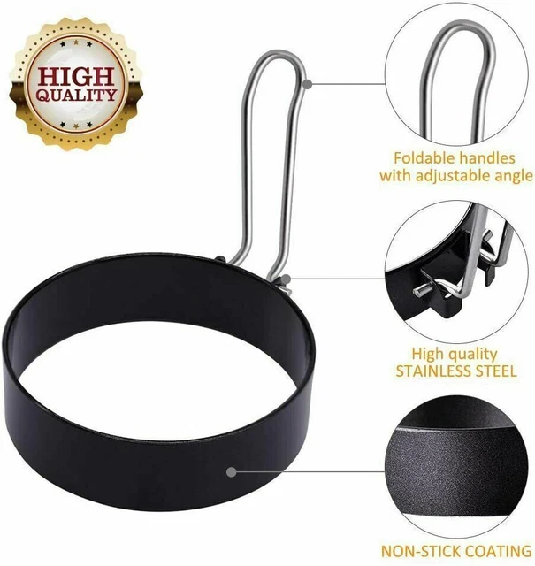 Shaper uova fritte antiaderente acciaio inox anello per pancake stampo strumento da cucina