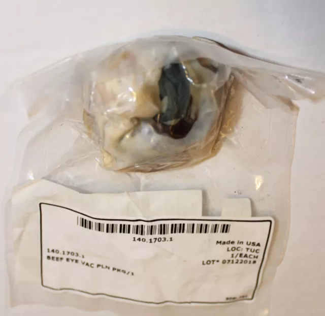 Medical School Surgical Dissection Beef Cow Eye VAC PLN 1 PKG 140.173.1