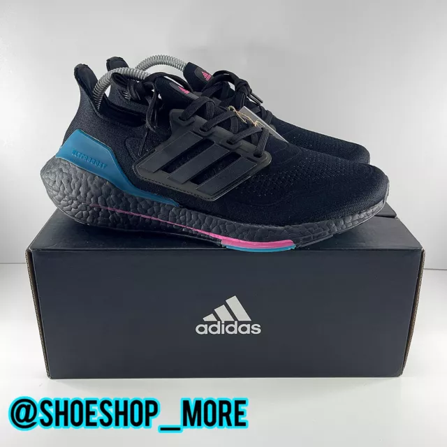 BNIB ADIDAS Ultraboost 21 H0117 Parley Core Black UK 12 US 12.5