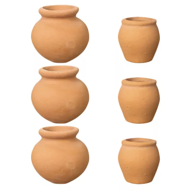 6Pcs Terracotta Pots Clay Pots Terracotta Succulent Pots Small Planter Mini