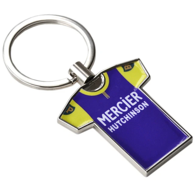 Mercier Radsport Trikot Metall Schlüsselring mit Geschenkbox Raymond Poulidor Retro Eroica