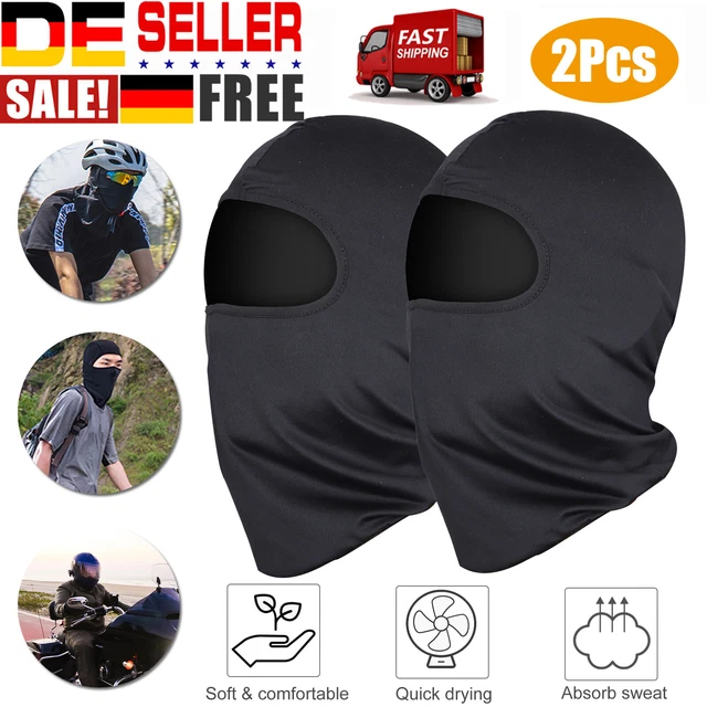 2 X Winter Motorrad Sturmmaske Sturmhaube Skimaske Balaclava Kopfhaube Skimütze