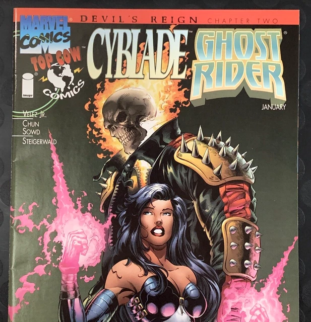 Marvel Top Cow Comic Book Vol 1 No. 1 Jan 1977 Cyblade Ghost Rider Devil's Reign