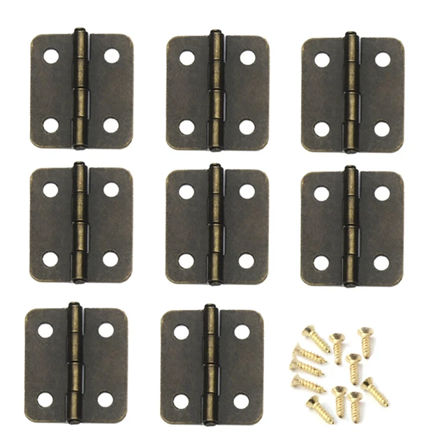 Dollhouse Screws DIY Craft Embellishments Closet Mini Hinges Decorations Shell