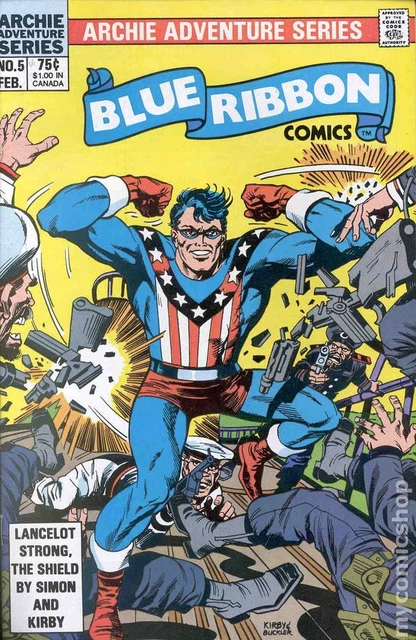 Blue Ribbon Comics #5 VF 1984 Stock Image